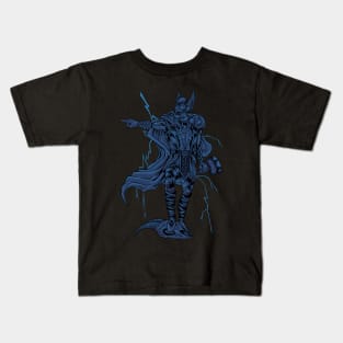 Lightning and Thunder - Viking Thunder God Thor Kids T-Shirt